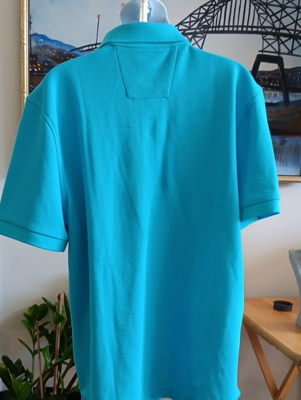 Nautica Performance Deck Classic Fit Shirt Large - Picture 3 of 4